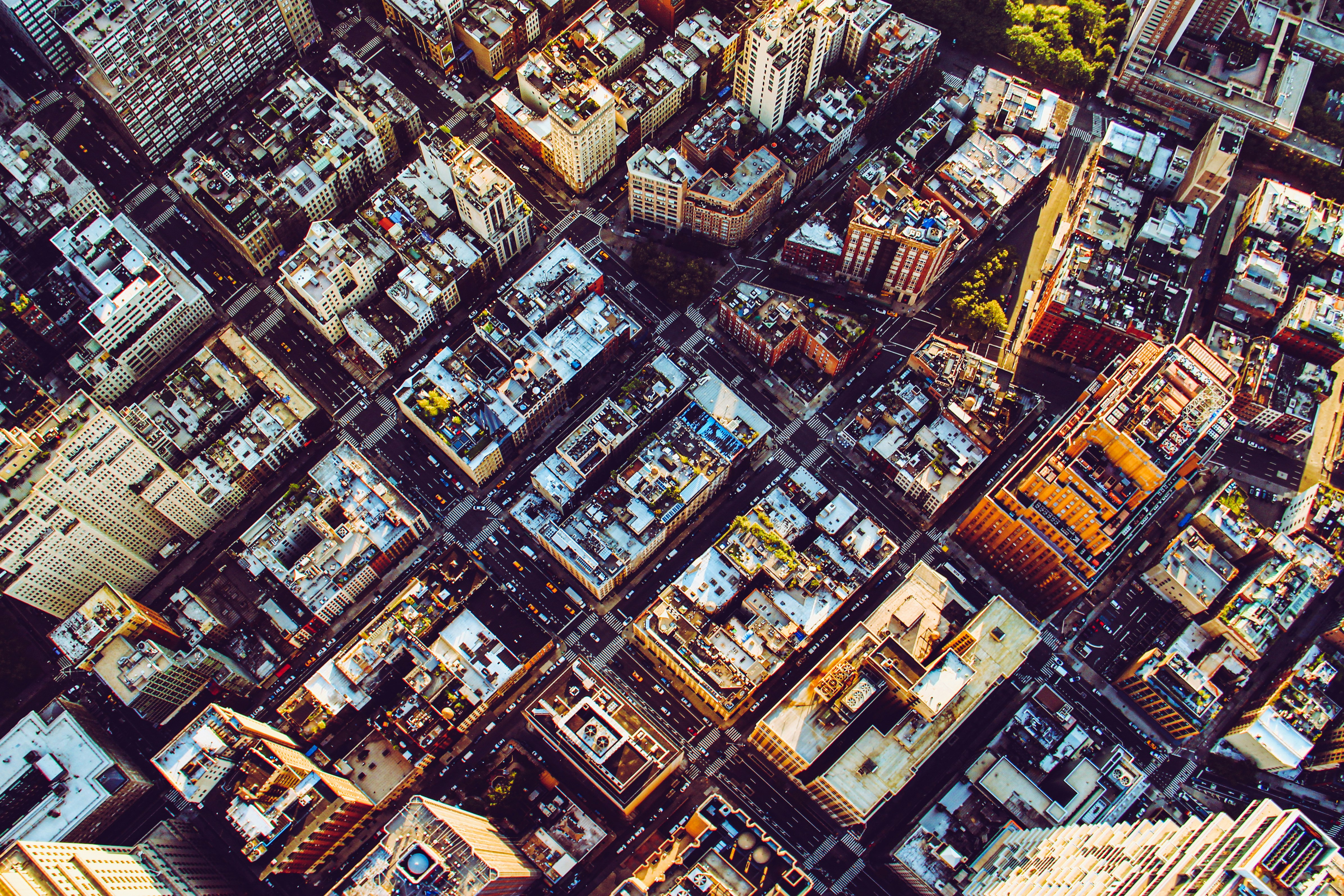 aerial view of city buildings during daytime